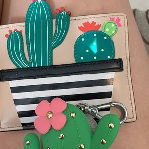 Kate spade Cactus card holder including BBW pocket